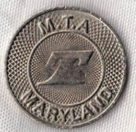 Token - MTA Maryland - Nickel-Silver
